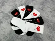 《三雙一組》NK x Drake NOCTA 聯名 愛心 寶劍刺繡 中筒襪長襪棉襪運動襪襪子：圖片 11