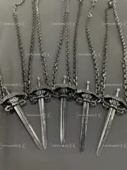 【現貨】巴黎 BLC 24SS Goth Sword Pendant Necklace 大寶劍項鍊吊墜 做舊銀色：圖片 5