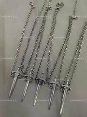 【現貨】巴黎 BLC 24SS Goth Sword Pendant Necklace 大寶劍項鍊吊墜 做舊銀色：圖片 9