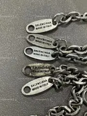 【現貨】巴黎 BLC 24SS Goth Sword Pendant Necklace 大寶劍項鍊吊墜 做舊銀色：圖片 18