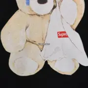 【預售】Sup SS25 WEEK18 Bear Tee 哭泣小熊印花 短袖T恤 黑/白：圖片 7