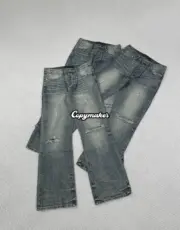【現貨】NO FAITH 25SS Japanese Seledge Worn Boot Cut Denim 牛仔褲工裝褲單寧牛王休閒褲：圖片 3