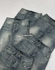 【現貨】NO FAITH 25SS Japanese Seledge Worn Boot Cut Denim 牛仔褲工裝褲單寧牛王休閒褲：圖片 6