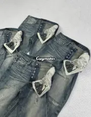 【現貨】NO FAITH 25SS Japanese Seledge Worn Boot Cut Denim 牛仔褲工裝褲單寧牛王休閒褲：圖片 8