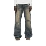 【現貨】NO FAITH 25SS Japanese Seledge Worn Boot Cut Denim 牛仔褲工裝褲單寧牛王休閒褲