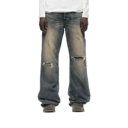 【現貨】NO FAITH 25SS Japanese Seledge Worn Boot Cut Denim 牛仔褲工裝褲單寧牛王休閒褲