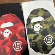 【現貨】A bathing ape BAPE x CLOT 25SS 經典聯名 迷彩大猿人印花 短袖T恤：圖片 9