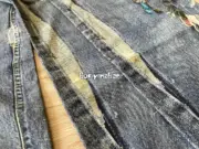 【現貨】Acne Studios 24SS 塗鴉滿版dirtyfit 噴墨baggy 3D印花 直筒牛仔褲長褲工裝褲 1981M：圖片 23