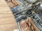 【現貨】Acne Studios 24SS 塗鴉滿版dirtyfit 噴墨baggy 3D印花 直筒牛仔褲長褲工裝褲 1981M：圖片 25