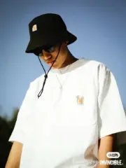 Carhartt WIP x INVINCIBLE 23SS 卡哈特 聯名 素色簡約口袋 短袖T恤 四色：圖片 6