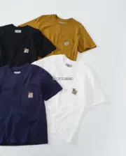 Carhartt WIP x INVINCIBLE 23SS 卡哈特 聯名 素色簡約口袋 短袖T恤 四色：圖片 9