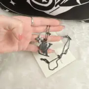 1V 20FW INITIALES 經典logo Monogram 白松石 項鍊 吊墜 M00317：圖片 6