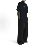 【現貨】BLC 25SS x Lamborghini 聯名 車標印花短袖T恤 黑色 Boxy版型：圖片 4