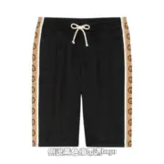 GUC 23SS 蛇紋雙G 紅綠織帶 黃色織帶 短褲 休閒褲 運動褲 合輯：圖片 8