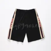 GUC 23SS 蛇紋雙G 紅綠織帶 黃色織帶 短褲 休閒褲 運動褲 合輯：圖片 10