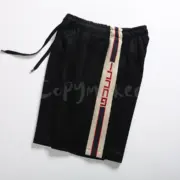 GUC 23SS 蛇紋雙G 紅綠織帶 黃色織帶 短褲 休閒褲 運動褲 合輯：圖片 13