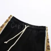 GUC 23SS 蛇紋雙G 紅綠織帶 黃色織帶 短褲 休閒褲 運動褲 合輯：圖片 30