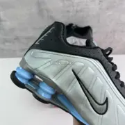【預售】NK Shox R4 未來科技感慢跑鞋休閒鞋運動鞋 銀黑藍 HQ1988-004：圖片 9