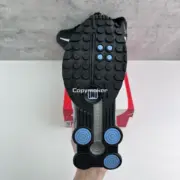 【預售】NK Shox R4 未來科技感慢跑鞋休閒鞋運動鞋 銀黑藍 HQ1988-004：圖片 12