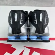【預售】NK Shox R4 未來科技感慢跑鞋休閒鞋運動鞋 銀黑藍 HQ1988-004：圖片 13