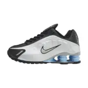【預售】NK Shox R4 未來科技感慢跑鞋休閒鞋運動鞋 銀黑藍 HQ1988-004：圖片 2