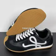 【618新品】LOWE 25ss Ballet Runner 2.0 尼龍牛皮革 德訓鞋慢跑鞋休閒鞋運動鞋 黑色：圖片 8