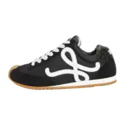 【618新品】LOWE 25ss Ballet Runner 2.0 尼龍牛皮革 德訓鞋慢跑鞋休閒鞋運動鞋 黑色：圖片 2