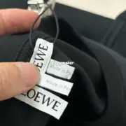 【現貨】【全套包裝】LOWE x Suna Fujita 25SS 聯名 兔子月兔滿月刺繡 短袖T恤 黑色：圖片 10