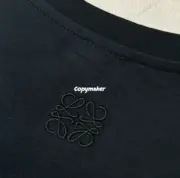 【現貨】【全套包裝】LOWE x Suna Fujita 25SS 聯名 兔子月兔滿月刺繡 短袖T恤 黑色：圖片 15