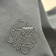 【現貨】【全套包裝】LOWE x Suna Fujita 25SS 聯名 兔子月兔滿月刺繡 短袖T恤 黑色：圖片 16