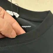 【現貨】【全套包裝】LOWE x Suna Fujita 25SS 聯名 兔子月兔滿月刺繡 短袖T恤 黑色：圖片 17