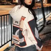 【預售】Sup x Martine Rose FW24 聯名 後背大印花 拉鍊夾克連帽外套 白色：圖片 4