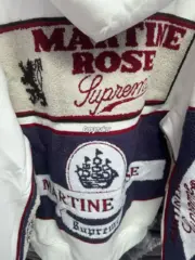 【預售】Sup x Martine Rose FW24 聯名 後背大印花 拉鍊夾克連帽外套 白色：圖片 7