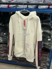 【預售】Sup x Martine Rose FW24 聯名 後背大印花 拉鍊夾克連帽外套 白色：圖片 8