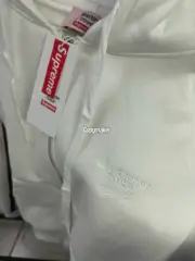 【預售】Sup x Martine Rose FW24 聯名 後背大印花 拉鍊夾克連帽外套 白色：圖片 9