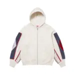 【預售】Sup x Martine Rose FW24 聯名 後背大印花 拉鍊夾克連帽外套 白色