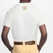 【現貨】1V 25SS 毛巾繡logo字母 背面小logo 短袖T恤 黑/白：圖片 8