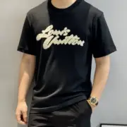 【現貨】1V 25SS 毛巾繡logo字母 背面小logo 短袖T恤 黑/白：圖片 10