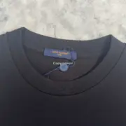 【現貨】1V 25SS 毛巾繡logo字母 背面小logo 短袖T恤 黑/白：圖片 13