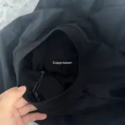 【現貨】1V 25SS 毛巾繡logo字母 背面小logo 短袖T恤 黑/白：圖片 17