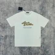 【現貨】1V 25SS 毛巾繡logo字母 背面小logo 短袖T恤 黑/白：圖片 18