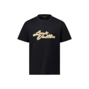 【現貨】1V 25SS 毛巾繡logo字母 背面小logo 短袖T恤 黑/白：圖片 3