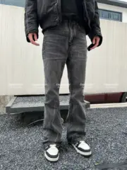 巴黎 BLC 22FW The Lost Tape 作舊水洗 喇叭牛仔褲 直筒褲 長褲：圖片 6