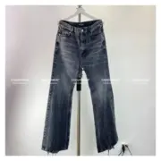 巴黎 BLC 22FW The Lost Tape 作舊水洗 喇叭牛仔褲 直筒褲 長褲：圖片 11