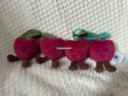 【現貨】【過驗】Jellycat 趣味櫻桃櫻桃小人 鑰匙圈吊飾掛飾配件安撫玩偶娃娃 11cm：圖片 6