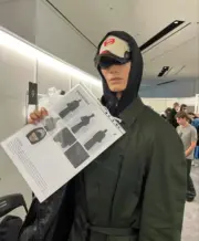 【預售】巴黎 BLC 25SS Unity Sports 雙環logo雙帽檐棒球帽鴨舌帽老帽帽子 水洗做舊拼色：圖片 3