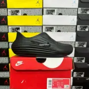 【618新品】NK ReactX Rejuven8 復古洞洞鞋懶人鞋拖鞋 全黑黑色 HV5060-001：圖片 6