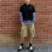 M1U M1U 24SS 繆繆 刺繡字母logo 經典款 素色簡約 Polo衫短袖T恤：圖片 8