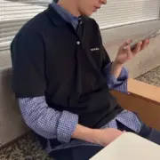 M1U M1U 24SS 繆繆 刺繡字母logo 經典款 素色簡約 Polo衫短袖T恤：圖片 9