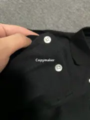 M1U M1U 24SS 繆繆 刺繡字母logo 經典款 素色簡約 Polo衫短袖T恤：圖片 13